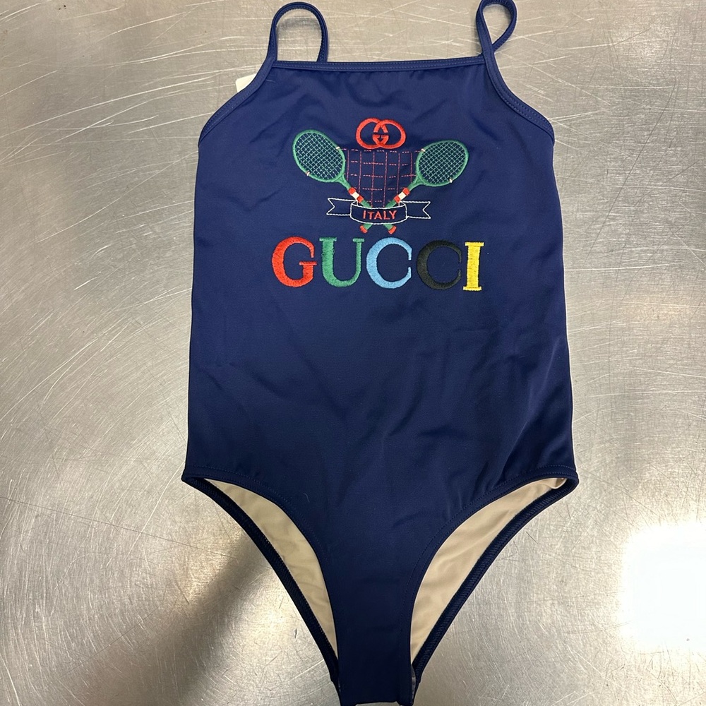 New!!! With Tags Gucci Girls Swimwear / Swimsuit 100% Authentic Size 6